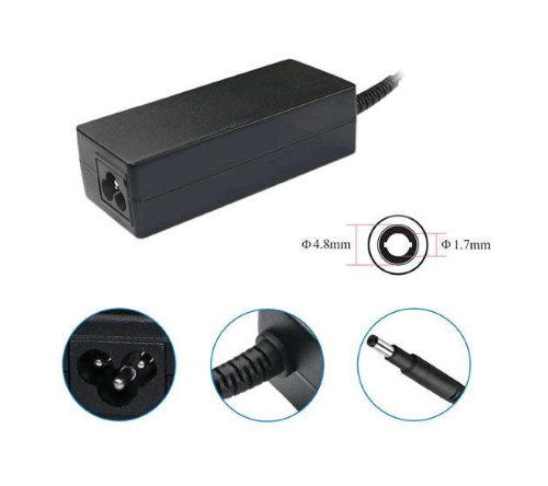 ALIMENTATORE OEM COMPATIBILE CON NOTEBOOK HP 65W 19.5V/3.33A TIP INT 1.7MM EXT 4.8MM BLACK